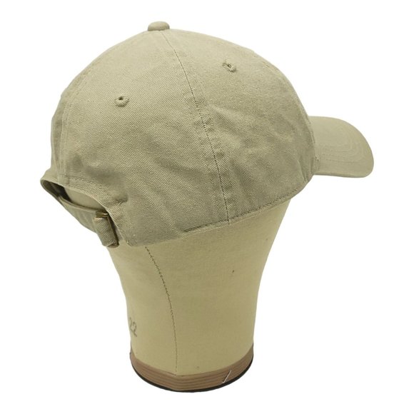 B & B Concrete Logo Patch Khaki Adjustable Tuck Strap Cap Trucker Baseball Hat - Picture 13 of 13